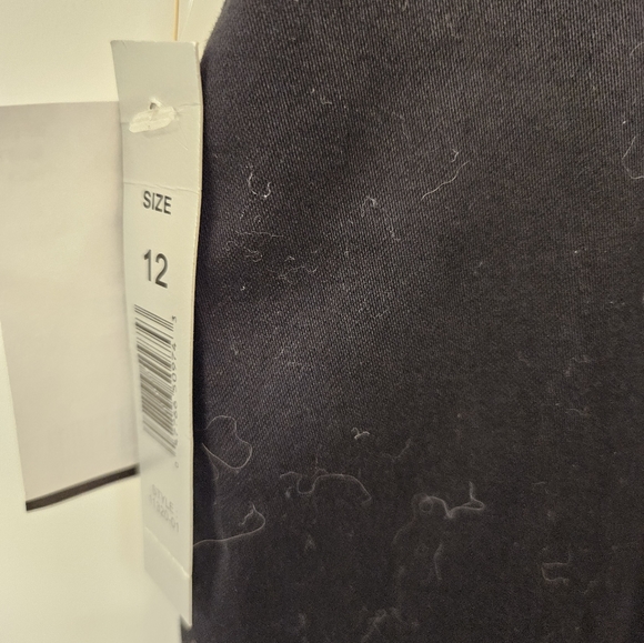 NWT - Courtenay Cotton Black Stretch Skirt - Size 12 - Picture 8 of 9